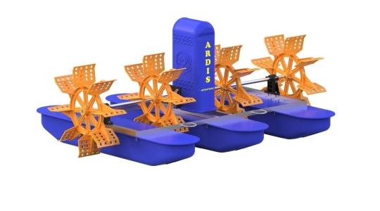 Uses of 4 Wheel Padel Aerator in Bangladesh
