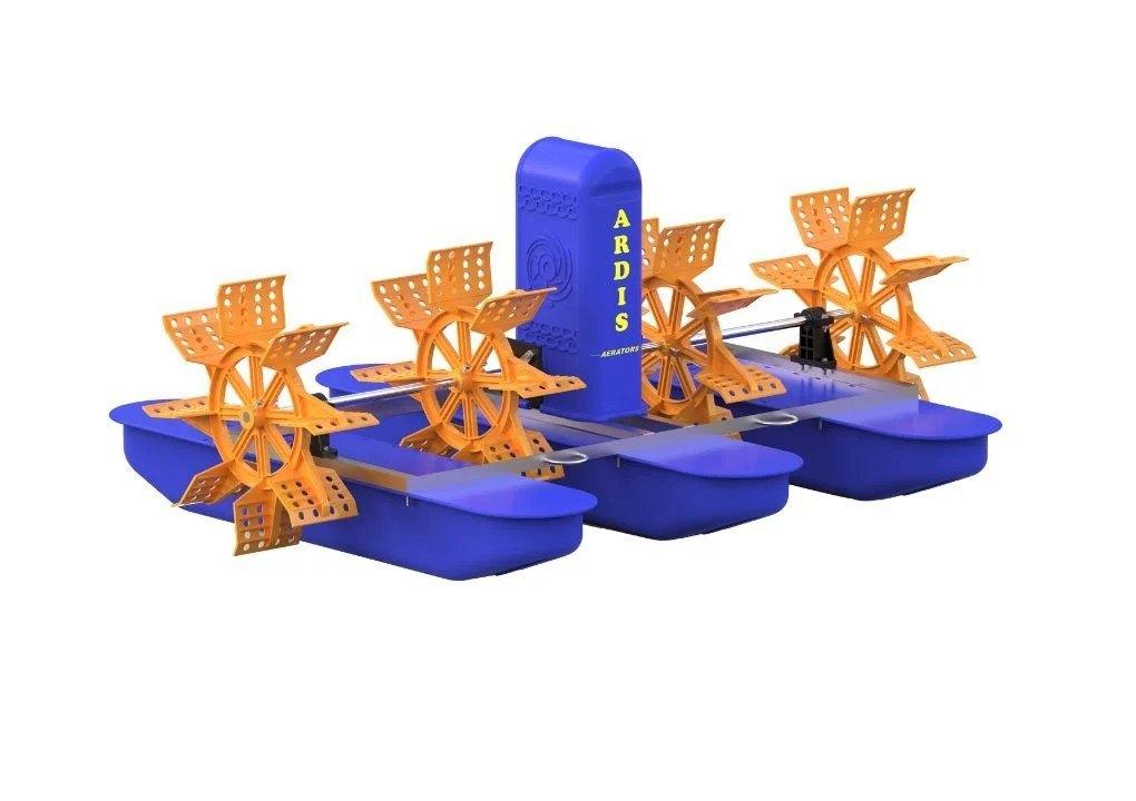 Uses of 4 Wheel Padel Aerator in Bangladesh
